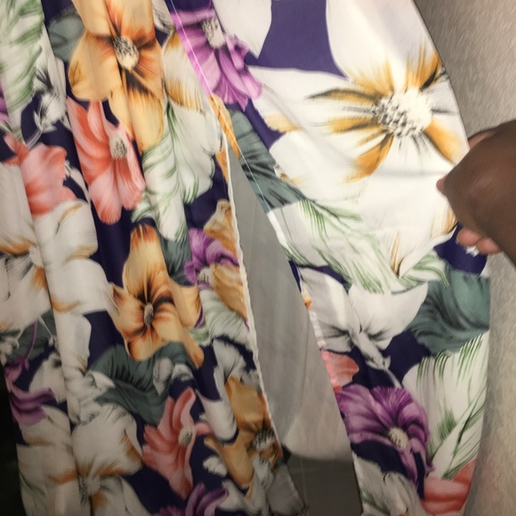 Miss Me Full Length Floral Summer Dress - Picture 6 of 8